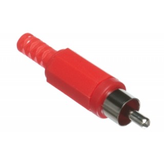 Connector RCA male plastic plug Connector RCA male plastic plug