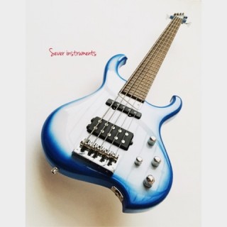 Sever custom bass 5 str. CR White-Blue